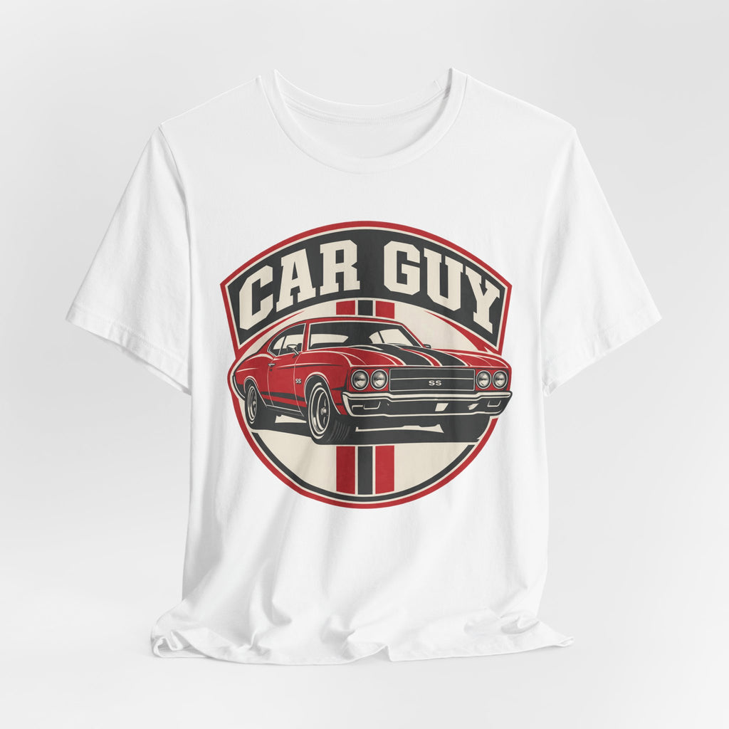 Muscle Car Retro Badge T-Shirt | Classic Car Guy Tee | American Muscle Gift Shirt