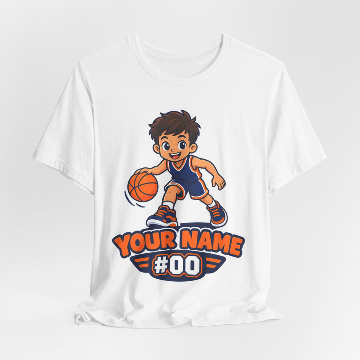 Personalized Basketball Kid T-Shirt | Custom Name Number Youth Tee | Custom Basketball Player Shirt | Personalized Basketball Gift Shirt