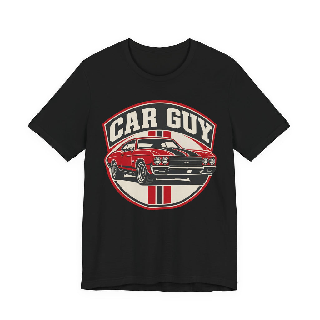 Muscle Car Retro Badge T-Shirt | Classic Car Guy Tee | American Muscle Gift Shirt