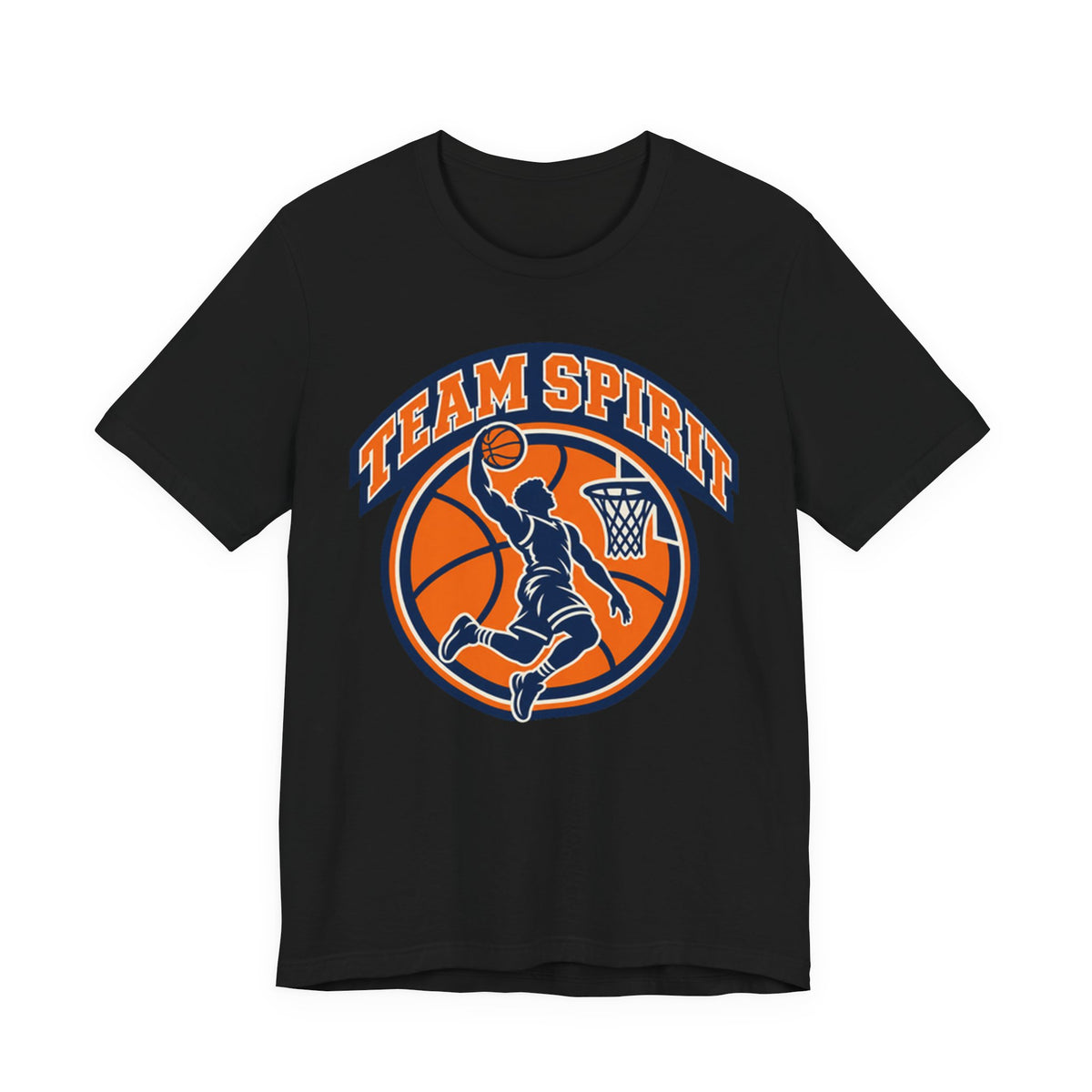 Dunk Mascot Badge T-Shirt | Retro Varsity Basketball Kids Tee | Team Spirit Basketball Shirt | Youth Basketball Emblem Gift Shirt