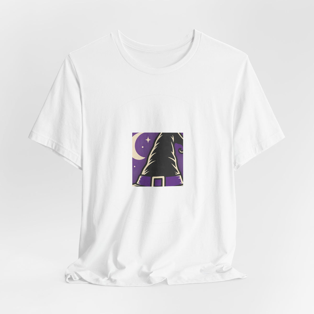 Retro Witch Hat T-Shirt | Halloween Trick or Treat Badge Tee | Witchy Gift Shirt