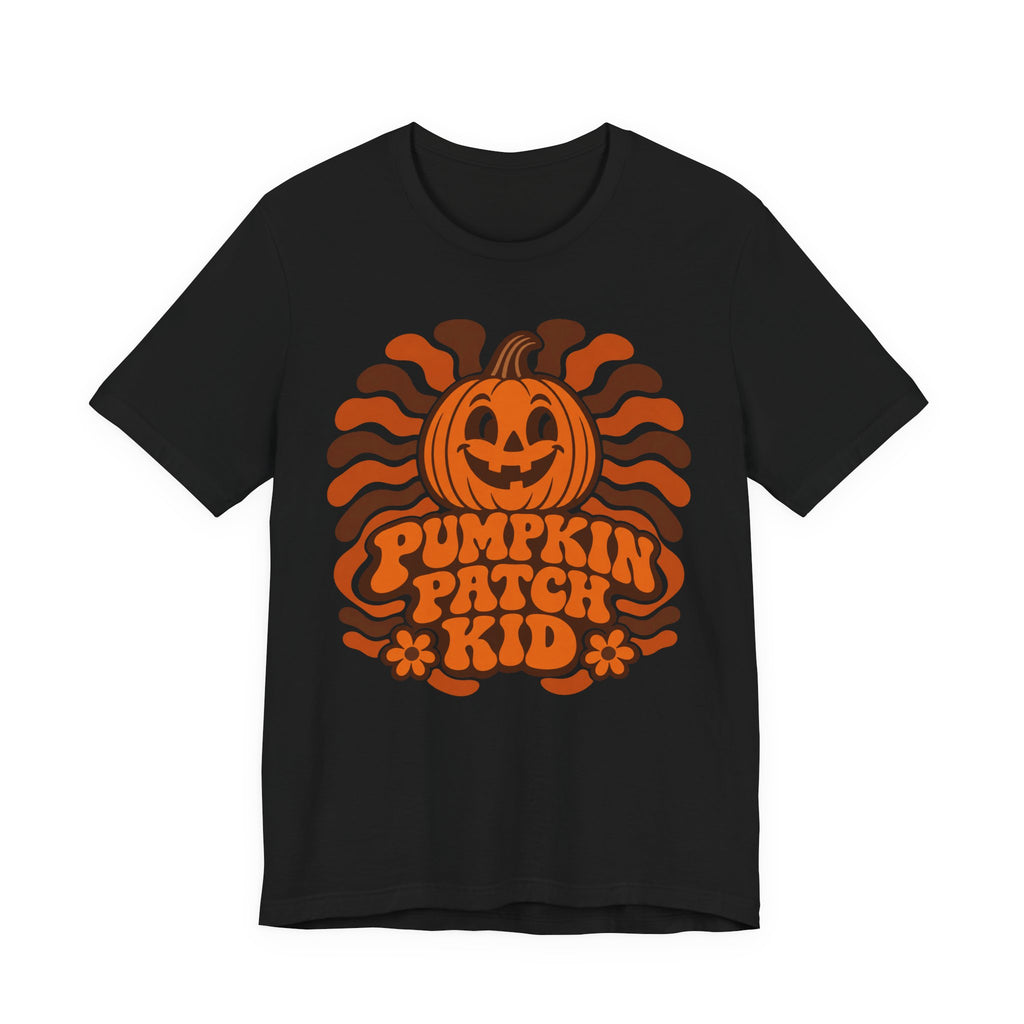 Groovy Pumpkin T-Shirt | Retro 70s Halloween Tee | Pumpkin Patch Kid Gift Shirt