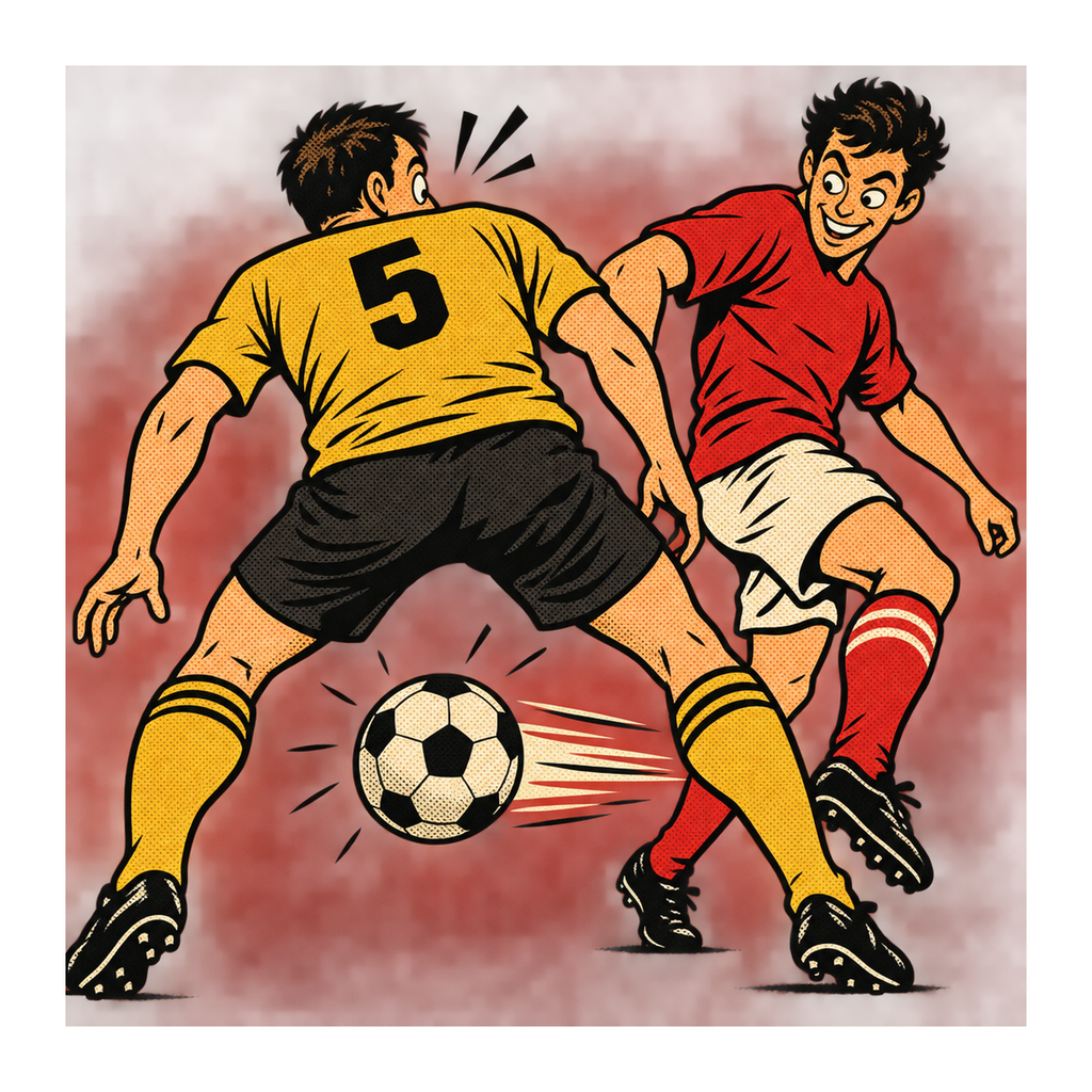 [Digital Download] Soccer Action Comic Tee SVG PNG EPS Cricut Silhouette Sublimation Design