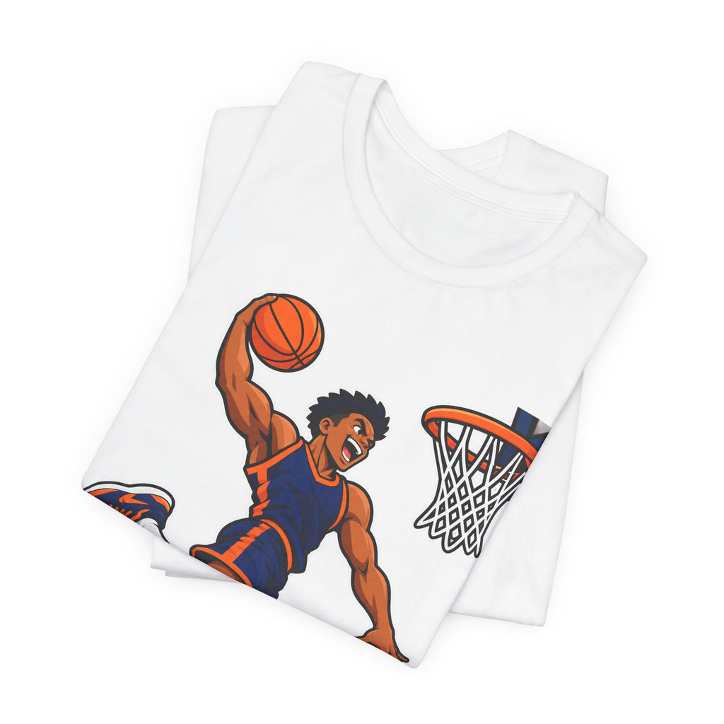 Slam Dunk Basketball Mascot T-Shirt | Funny Basketball Player Tee | Youth Basketball Gift Shirt