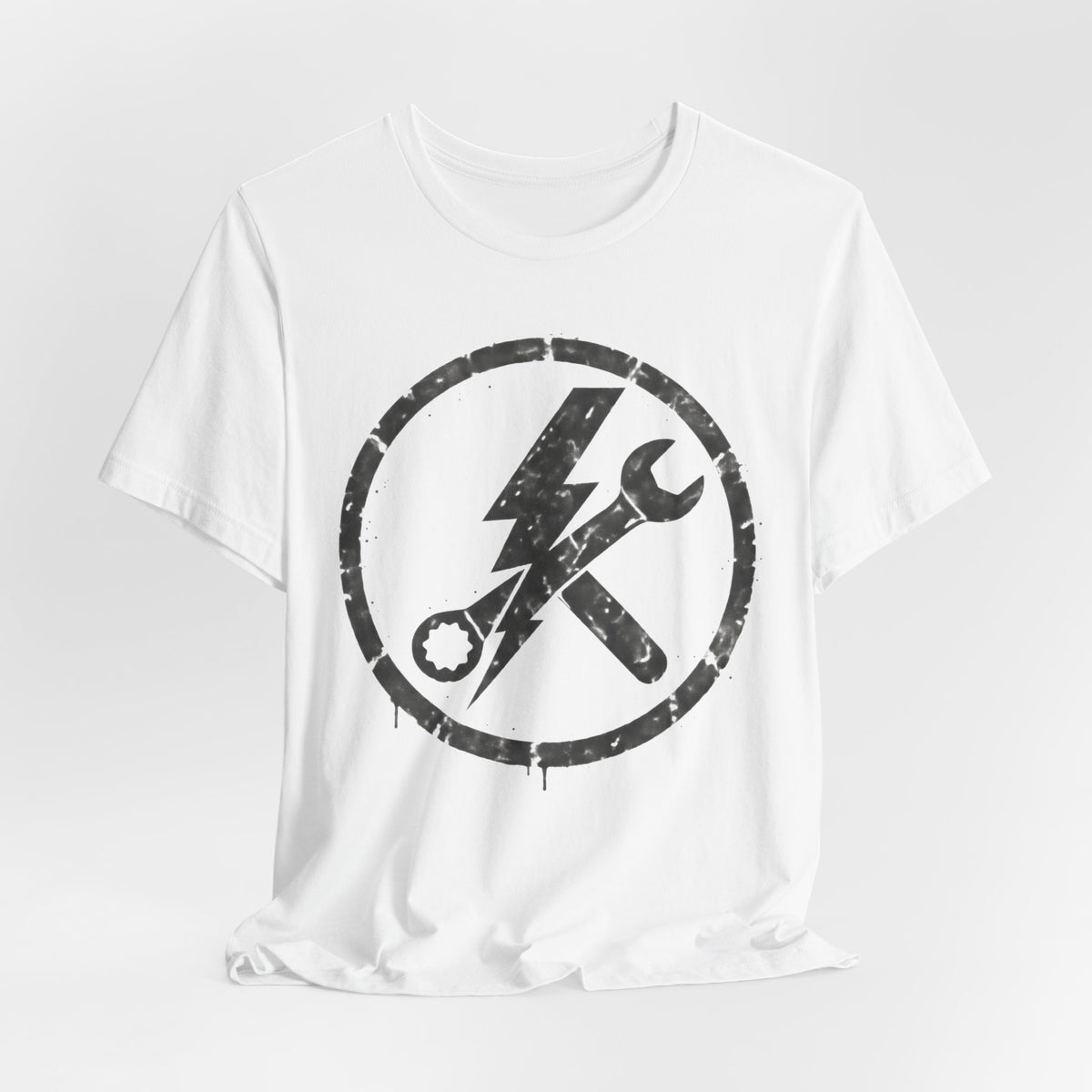 Electrician Bold Industrial T-Shirt | Electrician Gift Shirt | Journeyman Electrician Tee