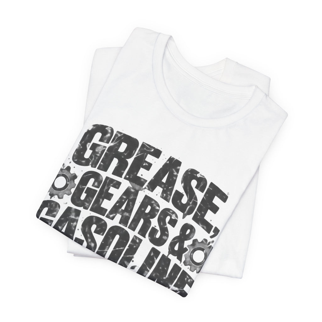 Car Guy Grunge Distressed T-Shirt | Garage Mechanic Gift Tee | Grease Gears Gasoline Shirt