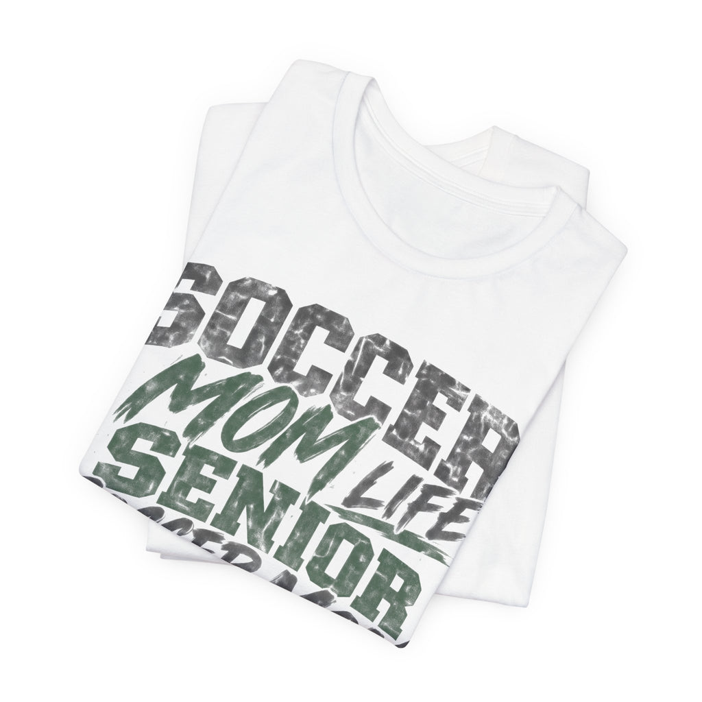 Soccer Mom Grunge Tee | Stacked Mom Typography Design | Soccer Mom Life Shirt | Grunge Mom Gift | Soccer Mom Gift | Distressed Mom Typography