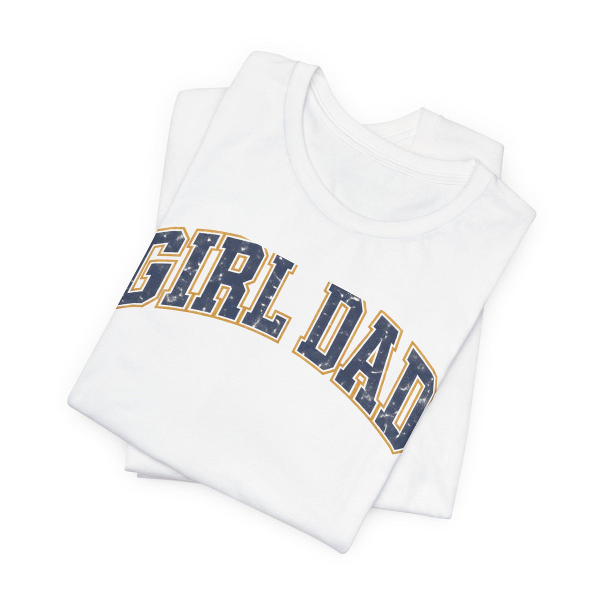 Girl Dad Vintage Collegiate Arch T-Shirt | Father of Daughters Shirt | Girl Dad Gift | Father's Day Tee