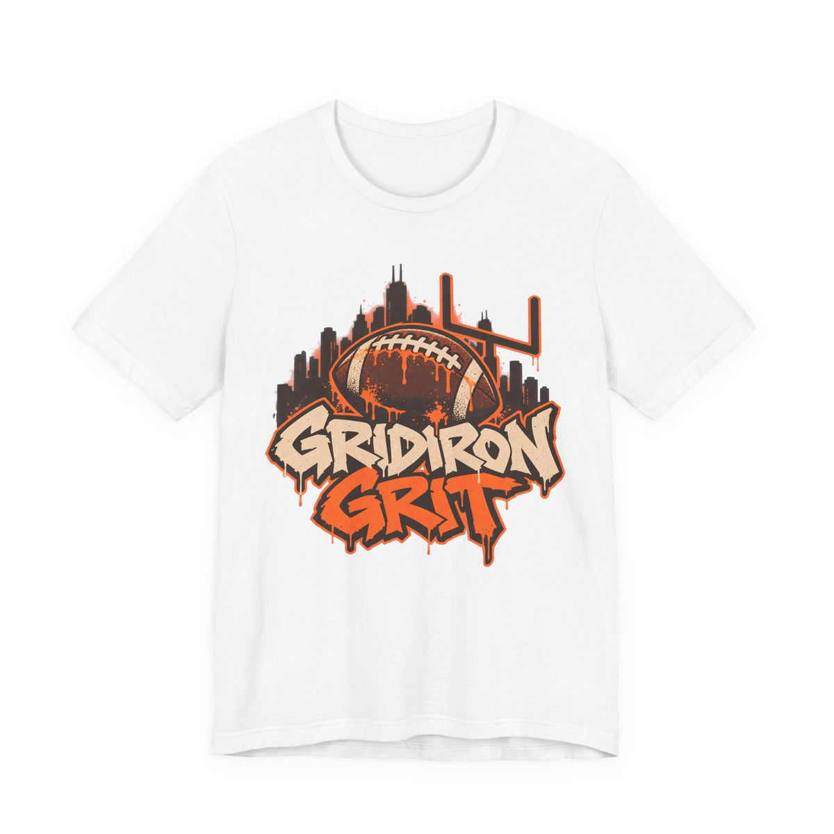 Gridiron Grit | Urban Graffiti Football Design | Football Streetwear Shirt | Urban Football Sublimation | Football Graffiti Gift | Youth Urban Football Design