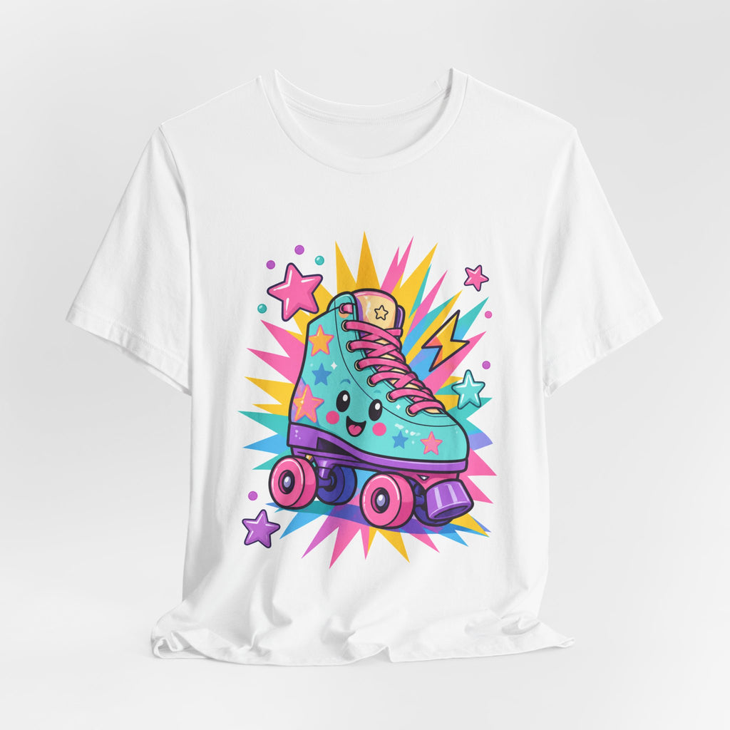 Colorful Roller Skate Retro Tee