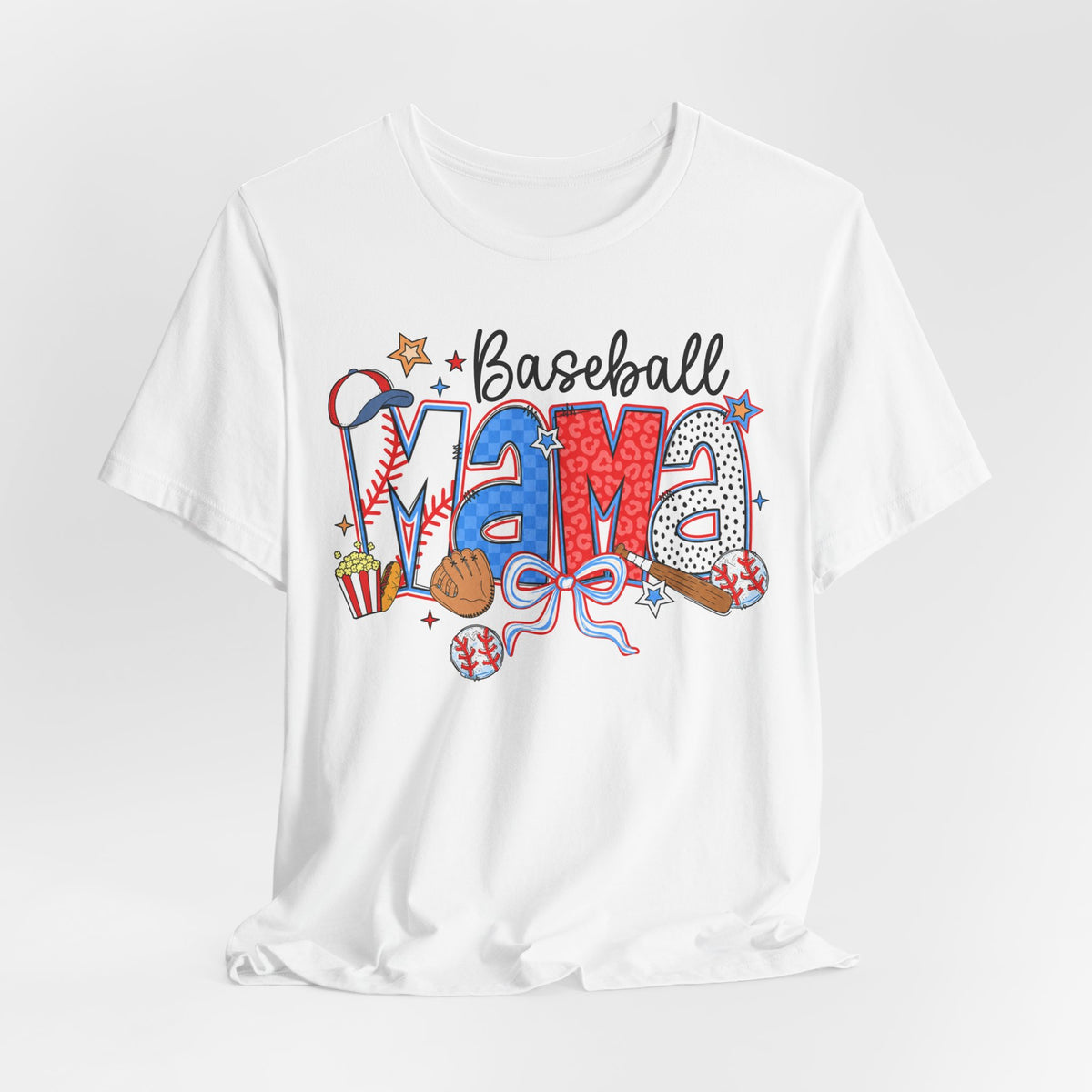 Baseball Mama Tee | Varsity Baseball Mom Shirt | Baseball Gift Tee | Game Day Mom Graphic
