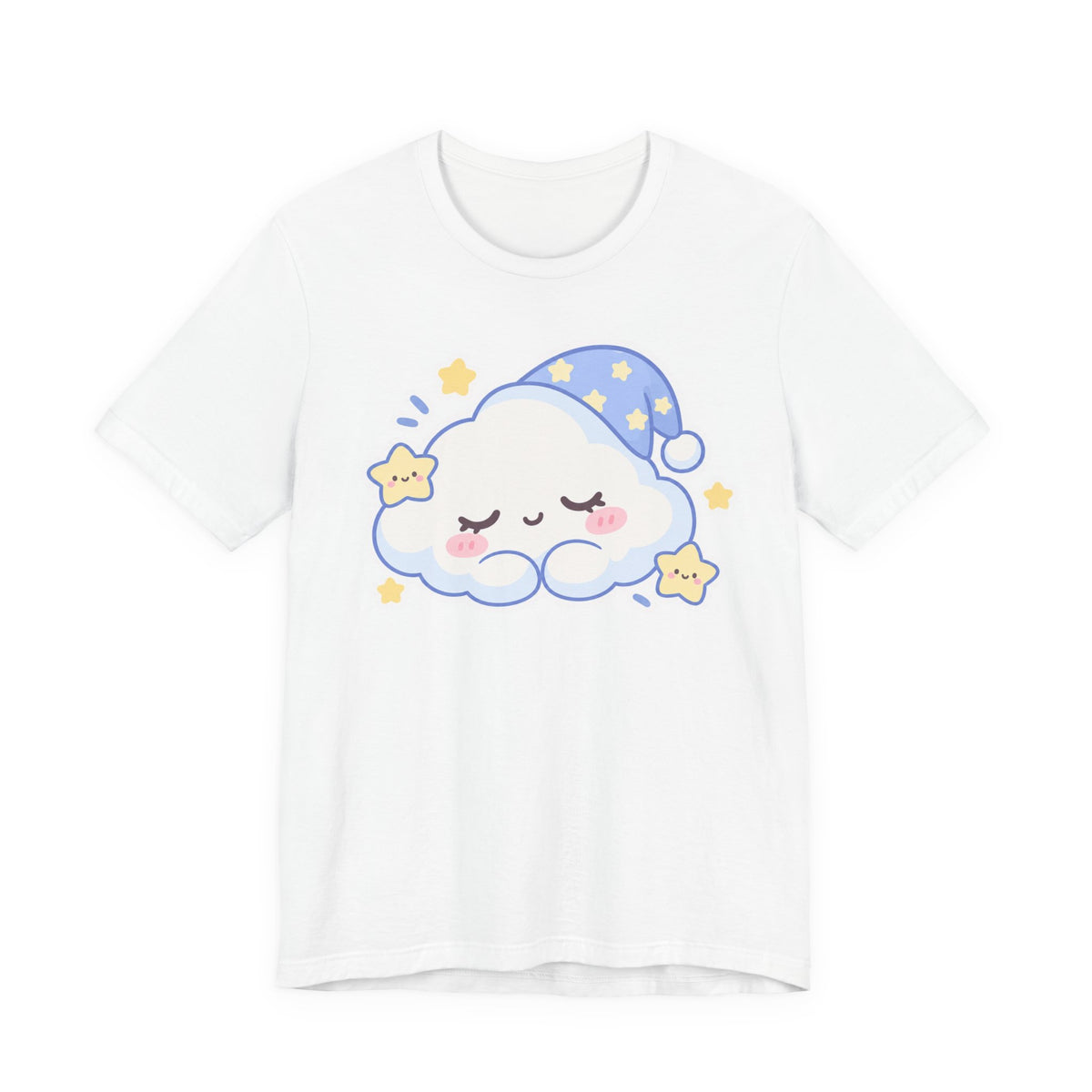 Kawaii Sleepy Cloud T-Shirt | Cute Dreamy Cloud Character Tee | Pastel Kawaii Gift Shirt