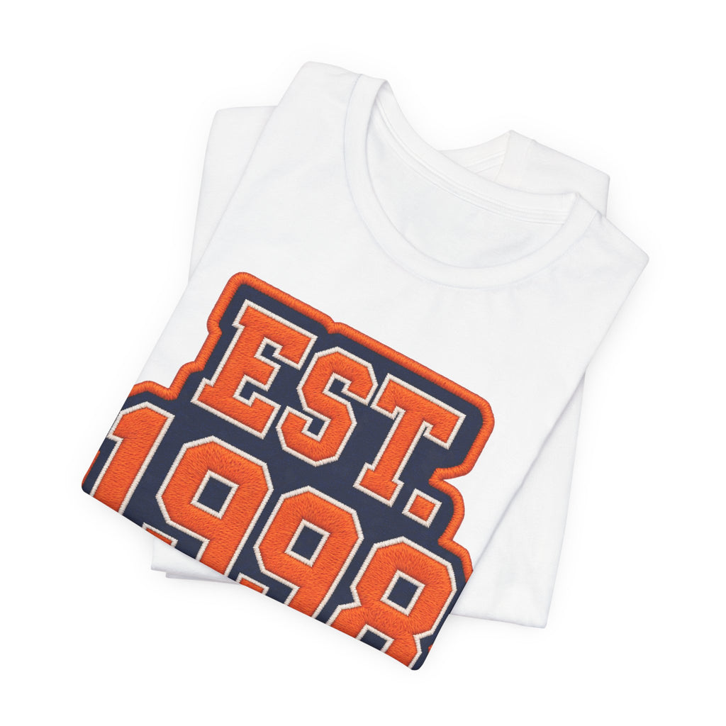 Urban Varsity Patch Tee | Streetwear Est. Badge Shirt | Varsity Streetwear Shirt | Urban Patch Gift Tee