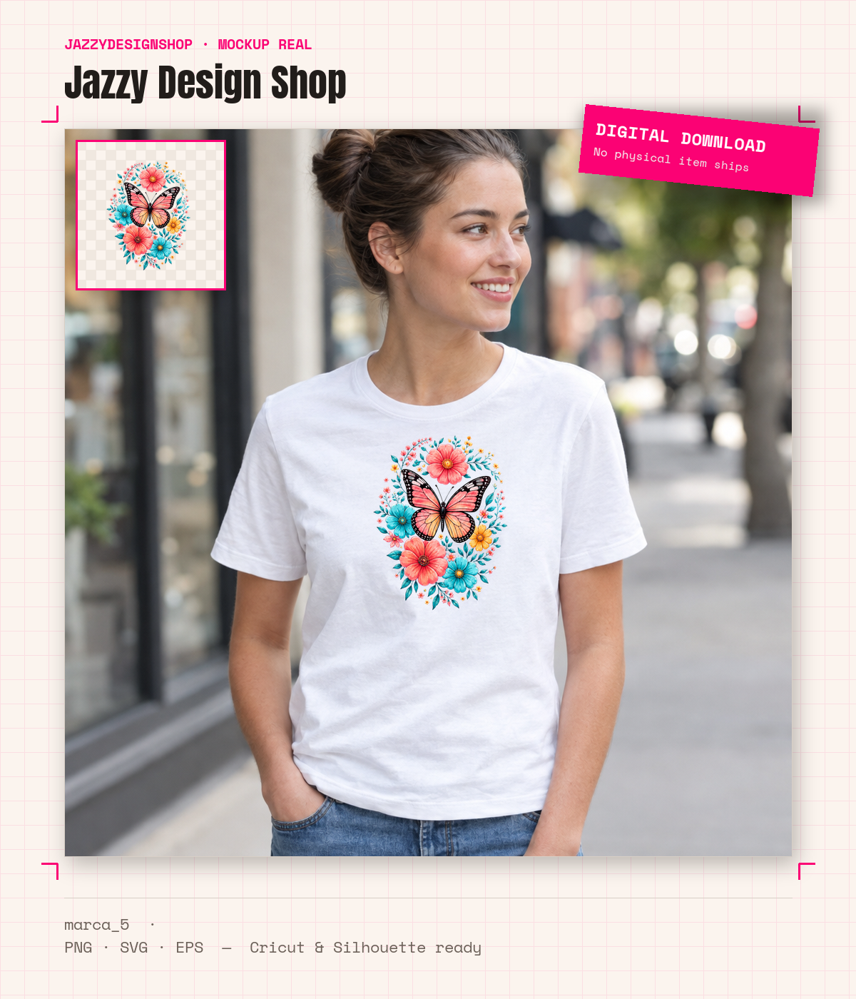 [Digital Download] Jazzy Mascot Design 05 SVG PNG EPS Cricut Silhouette Sublimation Design