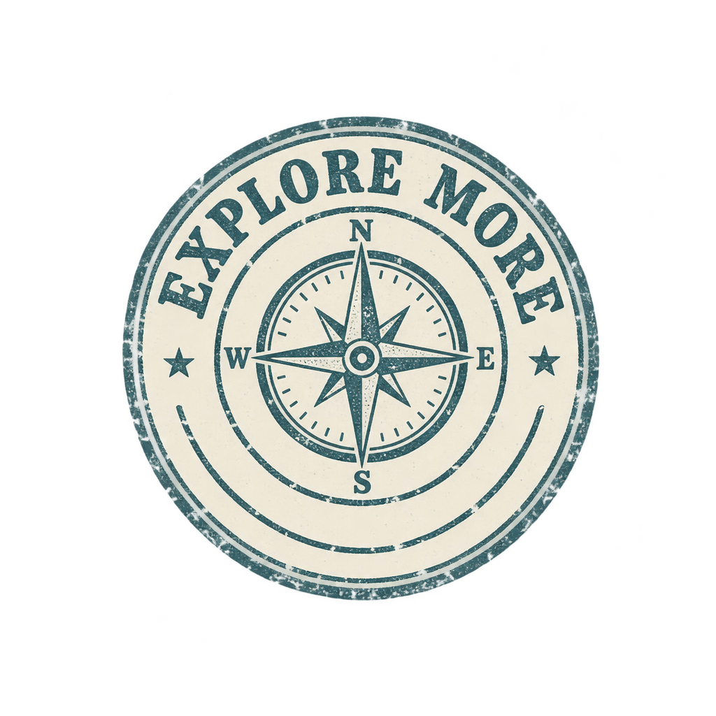 [Digital Download] Retro Travel Stamp Badge T-Shirt SVG PNG EPS Cricut Silhouette Sublimation Design