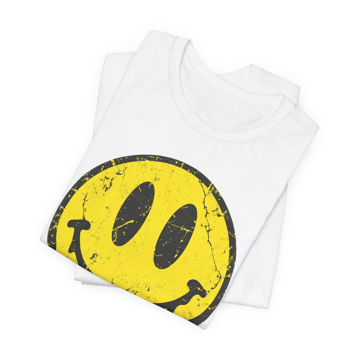Acid Smiley T-Shirt | Vintage 90s Rave Design | Retro Acid House Tee | Streetwear Gift Shirt