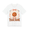 Custom Team Name Basketball Tee | Personalized Pastel Team Logo Shirt | Cute Custom Basketball Team Gift | Halloween Team Logo Design