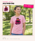 [Digital Download] Jazzy Design Shop Mascot Tee SVG PNG EPS Cricut Silhouette Sublimation Design