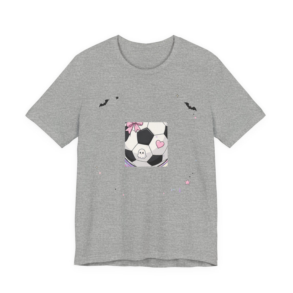 Eat Sleep Soccer Repeat Tee | Pastel Soccer Badge Shirt | Soccer Gift Tee | Cute Soccer Ball Design