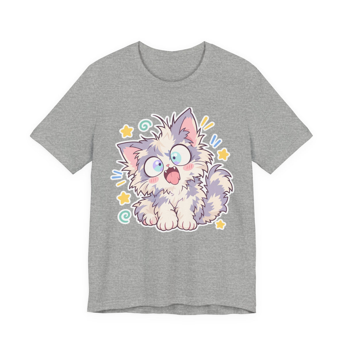 Feral Little Meow Meow T-Shirt | Kawaii Cat Humor Tee | Funny Cat Lover Shirt