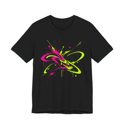 Abstract Graffiti Tag Tee | Spray Paint Splatter Shirt | Urban Street Art Shirt | Graffiti Streetwear Gift Tee