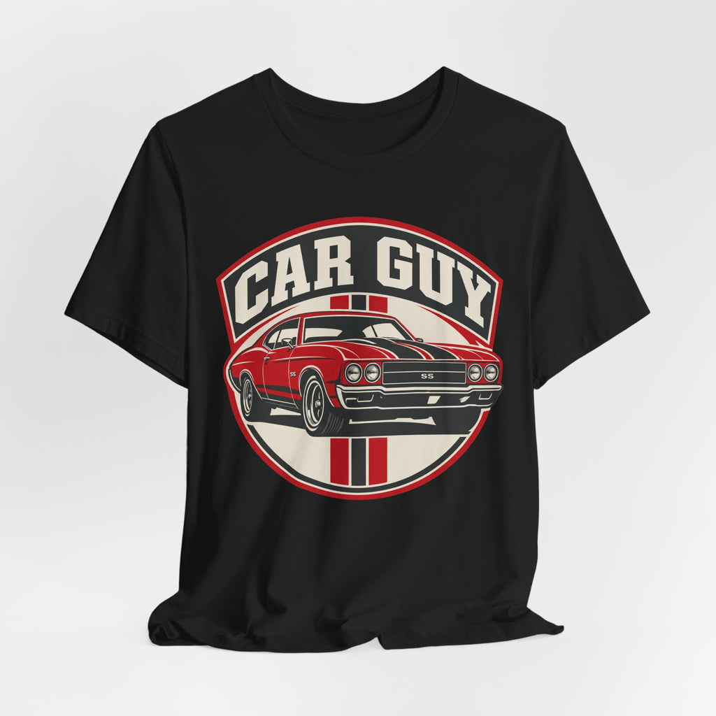 Muscle Car Retro Badge T-Shirt | Classic Car Guy Tee | American Muscle Gift Shirt