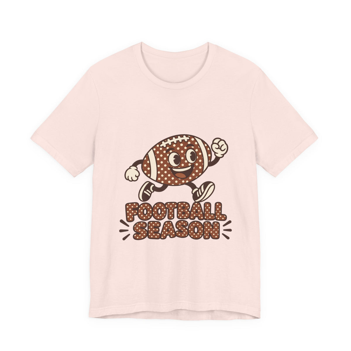 Football Polka Dot Tee | Bold Varsity Football Shirt | Football Gift Tee | Classic Sports Graphic