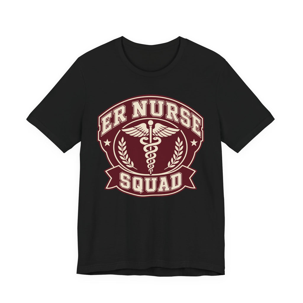 ER Nurse Squad Varsity T-Shirt | Emergency Room Nurse Team Shirt | Nurse Squad Gift | ER Nurse Tee