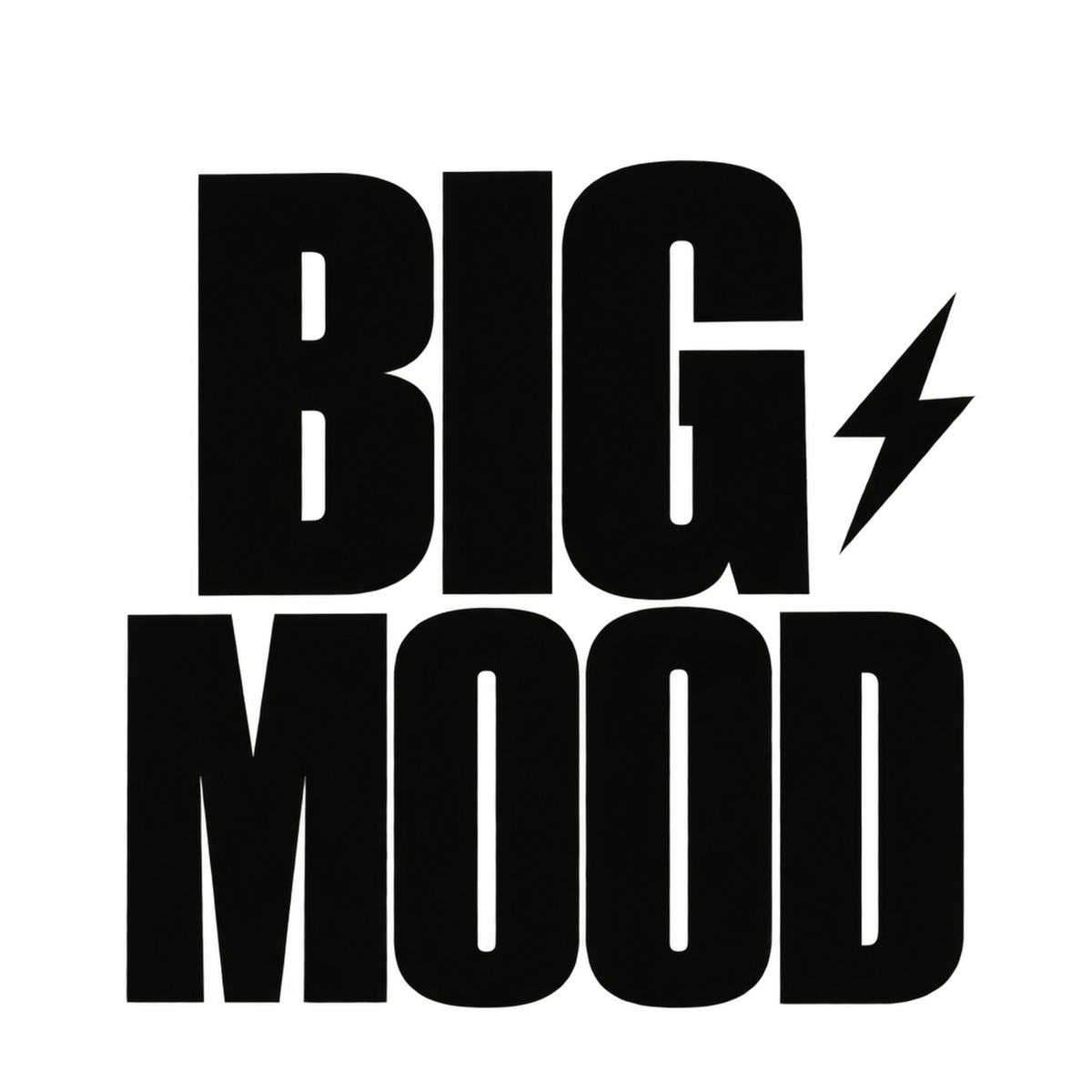 [Digital Download] Big Mood T-Shirt SVG PNG EPS Cricut Silhouette Sublimation Design
