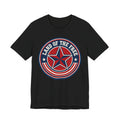 Land of the Free T-Shirt | Retro Patriotic Star Badge Tee | 4th of July Gift Shirt