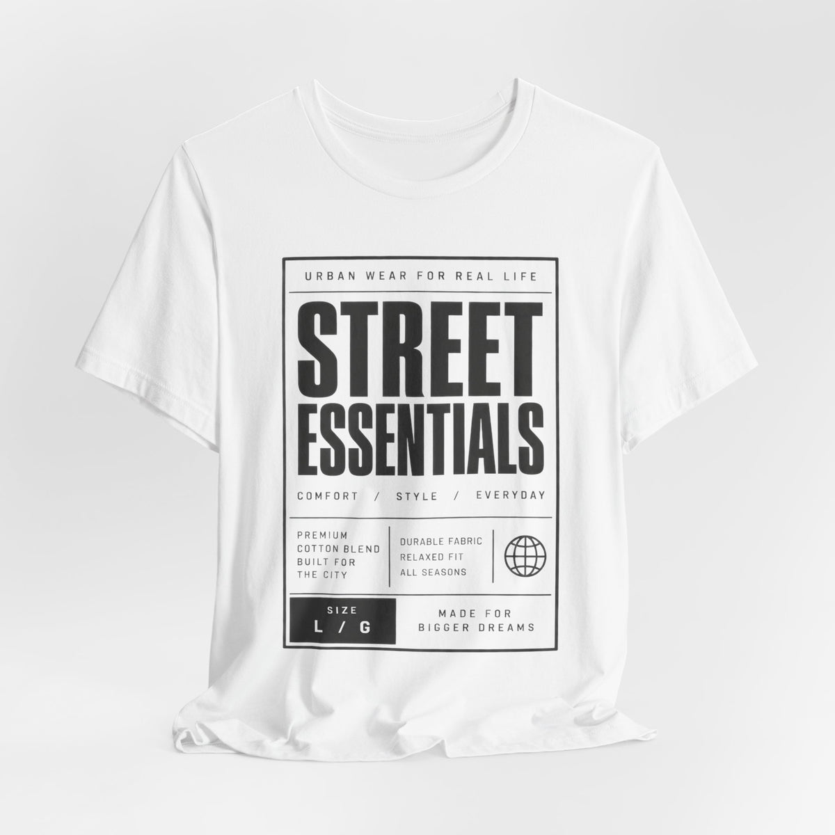 Streetwear Brand Tag T-Shirt | Urban Label Patch Tee | Street Fashion Tag Shirt | Urban Brand Tag Gift Shirt
