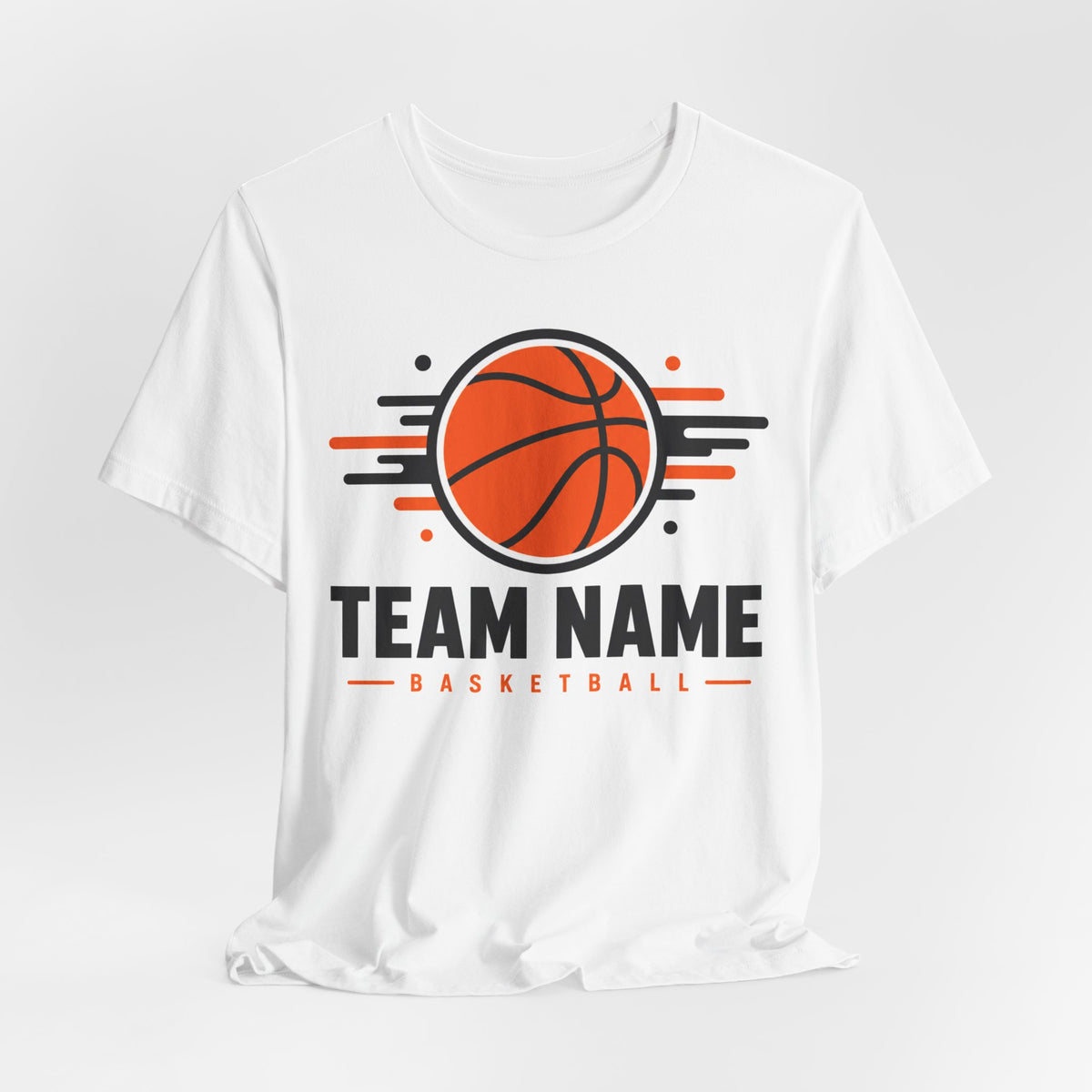 Custom Team Name Basketball Tee | Personalized Team Logo Basketball Shirt | Custom Basketball Team Gift | Modern Team Logo Design