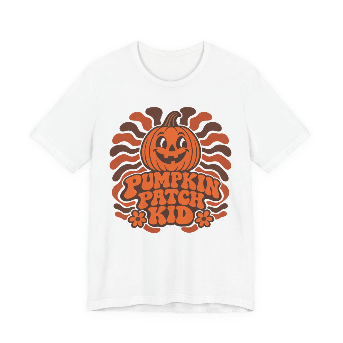 Groovy Pumpkin T-Shirt | Retro 70s Halloween Tee | Pumpkin Patch Kid Gift Shirt