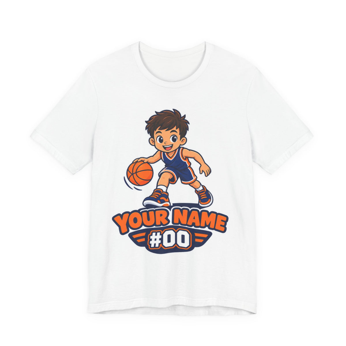 Personalized Basketball Kid T-Shirt | Custom Name Number Youth Tee | Custom Basketball Player Shirt | Personalized Basketball Gift Shirt