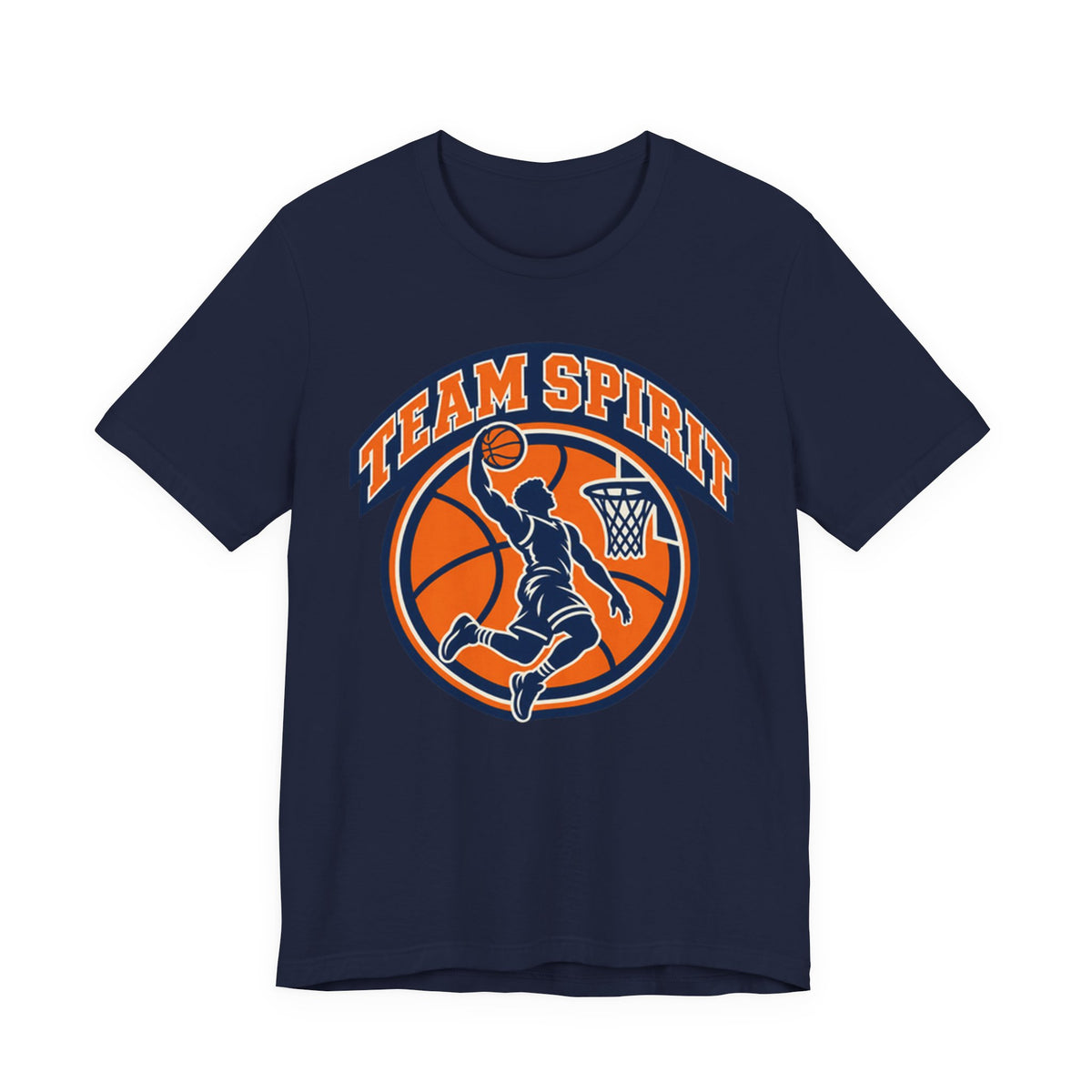 Dunk Mascot Badge T-Shirt | Retro Varsity Basketball Kids Tee | Team Spirit Basketball Shirt | Youth Basketball Emblem Gift Shirt