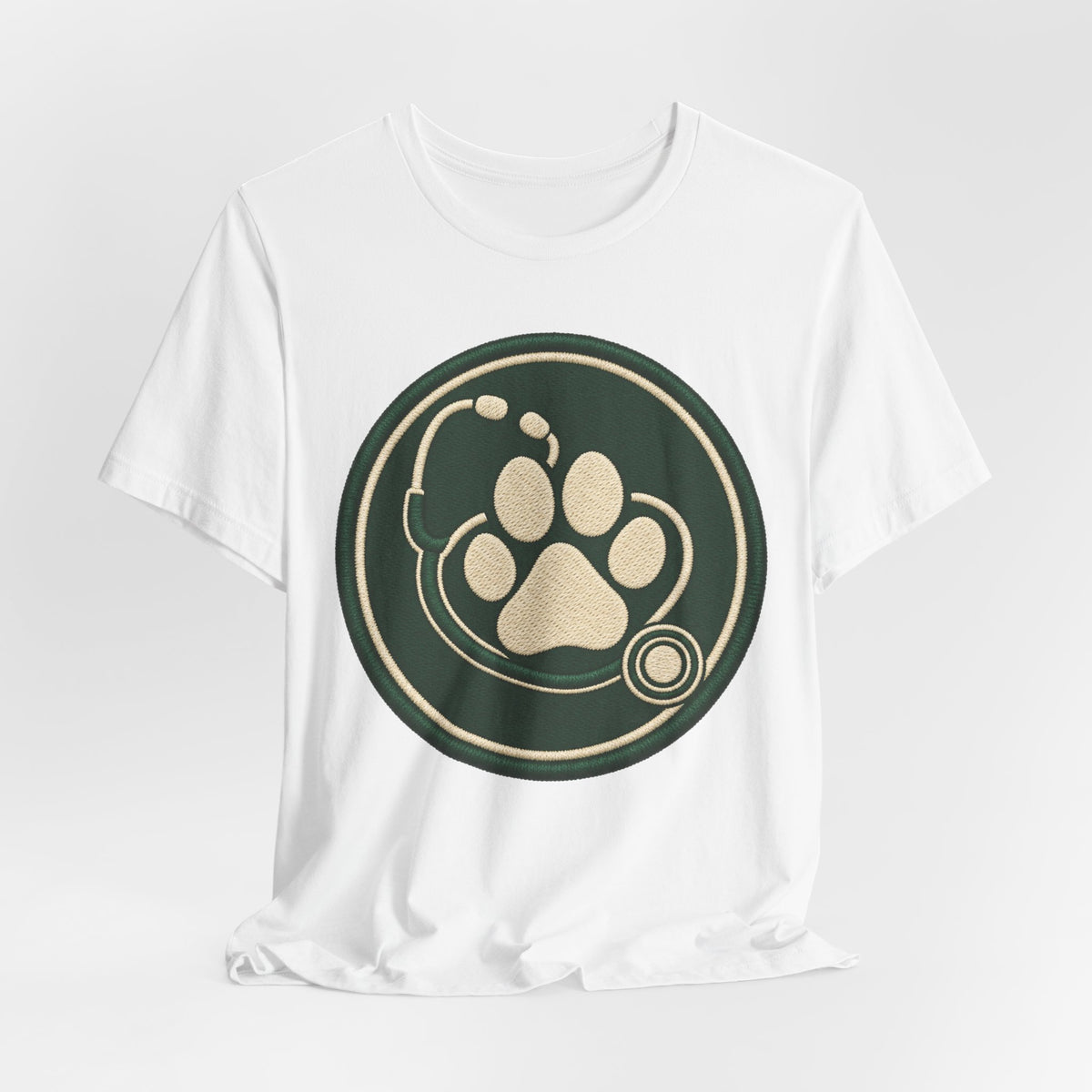 Vet Tech Paw Patch T-Shirt | Veterinary Technician Gift Shirt | Animal Lover Tee
