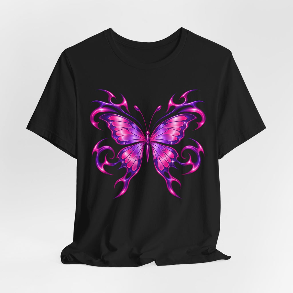 Y2K Butterfly Flame Tee | Y2K Tribal Butterfly Shirt | 2000s Aesthetic Streetwear Shirt | Y2K Gift Tee