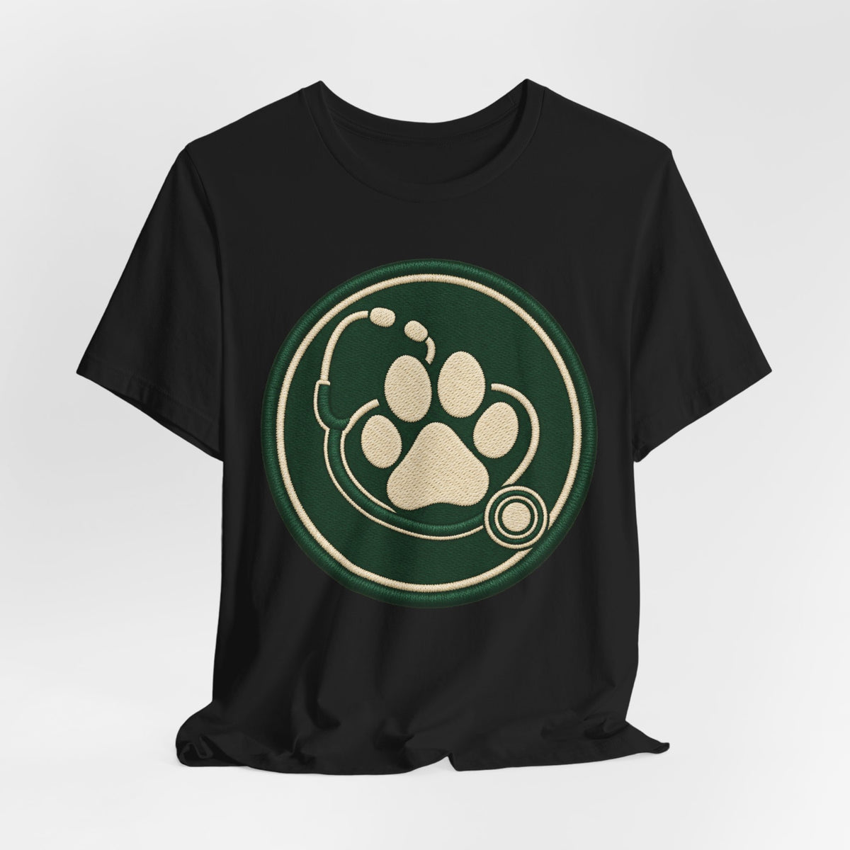 Vet Tech Paw Patch T-Shirt | Veterinary Technician Gift Shirt | Animal Lover Tee