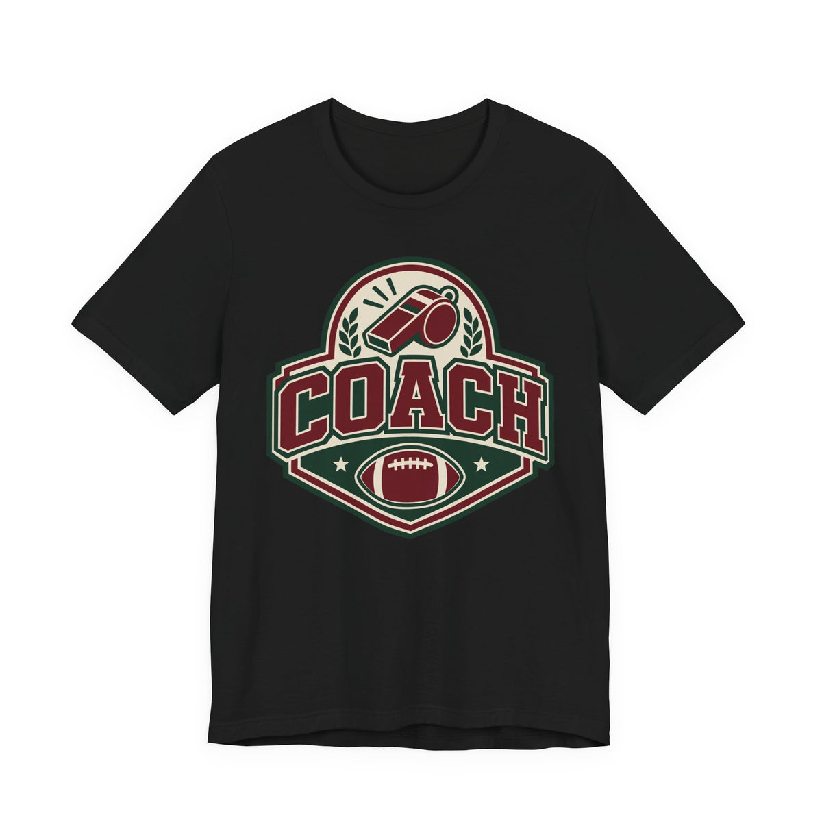 Football Coach Badge Tee | Whistle Varsity Coach Shirt | Coach Appreciation Shirt | Football Coach Gift Tee