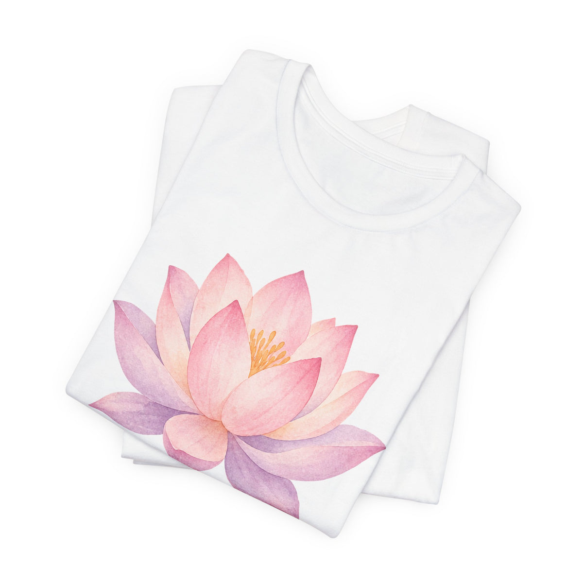 Namaste Watercolor Lotus T-Shirt | Yoga Meditation Tee | Spiritual Mindful Gift Shirt