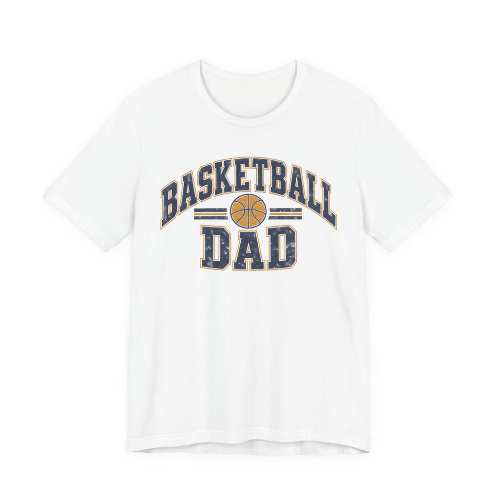 Basketball Dad T-Shirt | Vintage Varsity Game Day Tee | Basketball Dad Gift Shirt