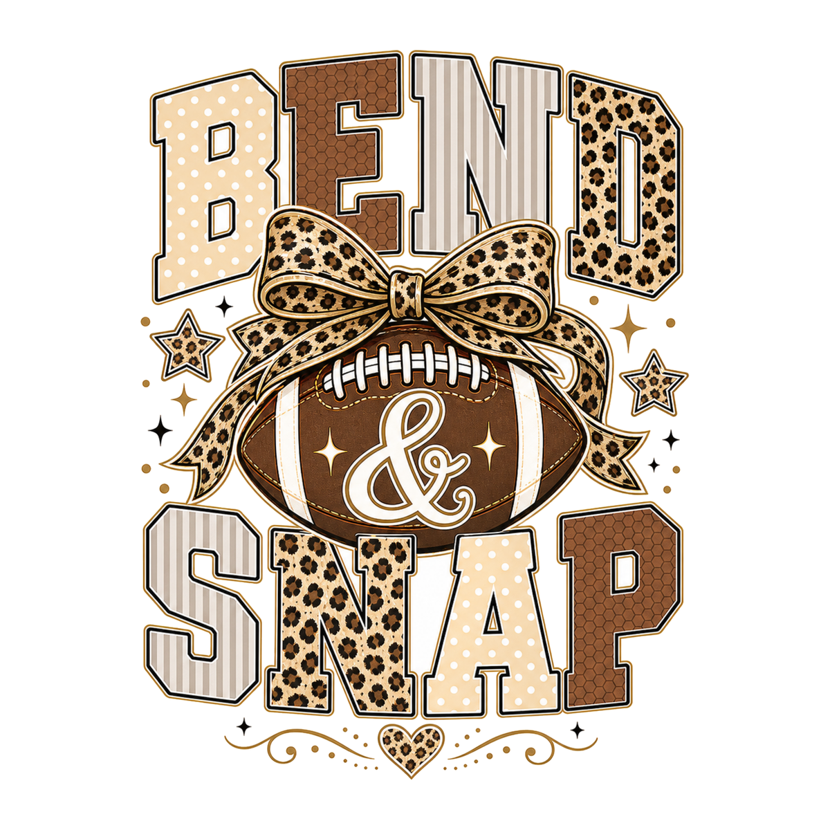 [Digital Download] Bend And Snap Leopard Tee SVG PNG EPS Cricut Silhouette Sublimation Design