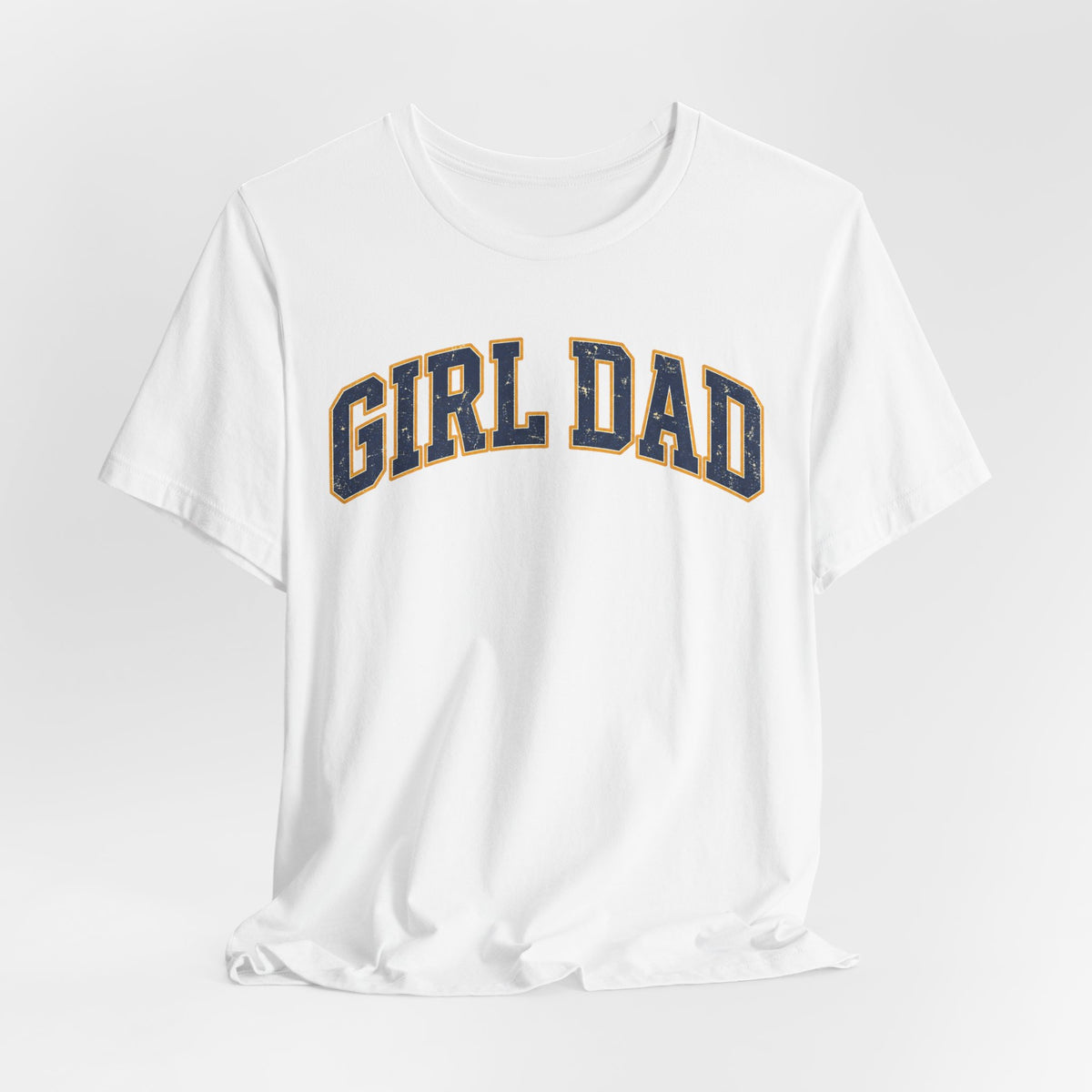 Girl Dad Vintage Collegiate Arch T-Shirt | Father of Daughters Shirt | Girl Dad Gift | Father's Day Tee
