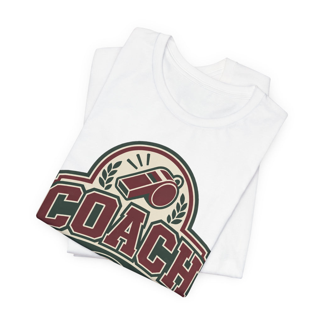 Football Coach Badge Tee | Whistle Varsity Coach Shirt | Coach Appreciation Shirt | Football Coach Gift Tee