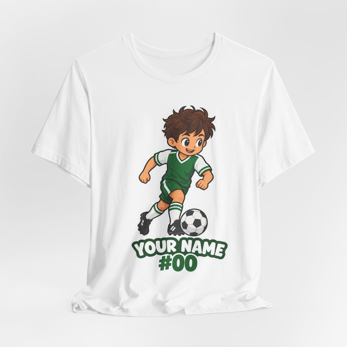 Custom Soccer Kid Tee | Personalized Youth Soccer Name Number Design | Custom Soccer Player Shirt | Personalized Soccer Gift Tee