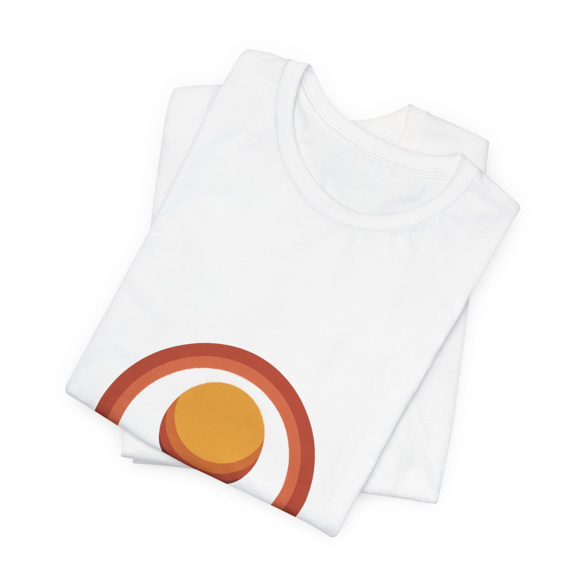 Sunset Arch Geometric T-Shirt | Bauhaus Abstract Art Tee | Modern Minimalist Gift Shirt