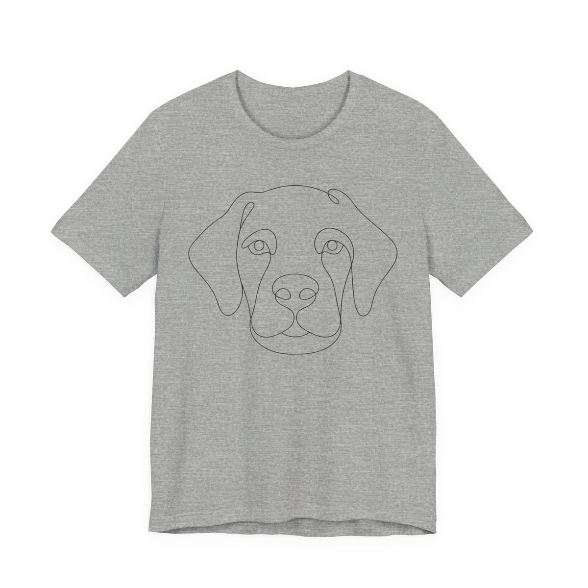 Dog Mom Minimalist Line Art T-Shirt | One Line Dog Design Tee | Dog Lover Gift Shirt