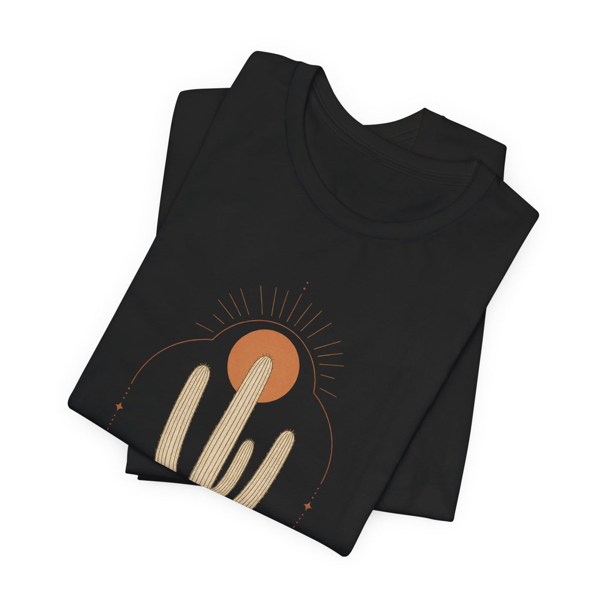Desert Cactus T-Shirt | Boho Linework Saguaro Tee | Southwest Desert Gift Shirt