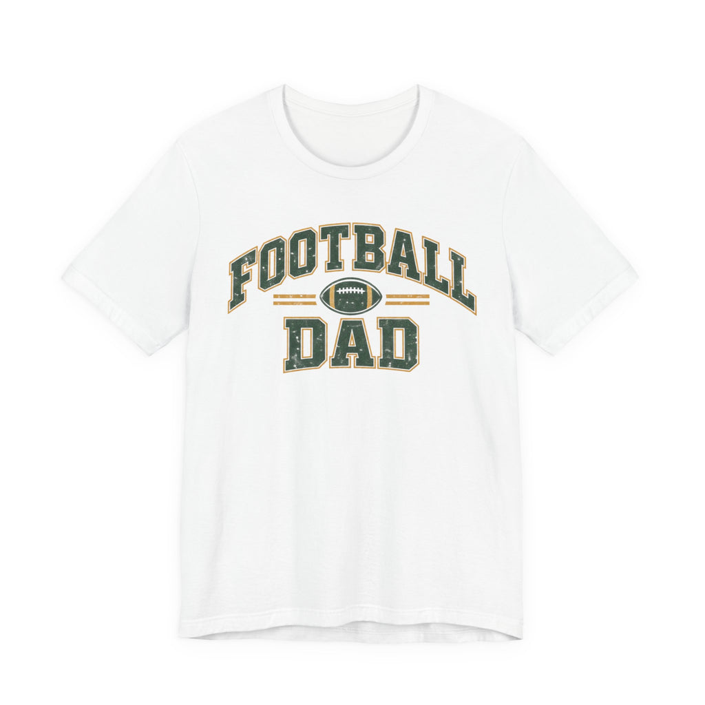 Football Dad Vintage Tee | Varsity Football Dad Shirt | Retro Game Day Dad Shirt | Football Father Gift Tee