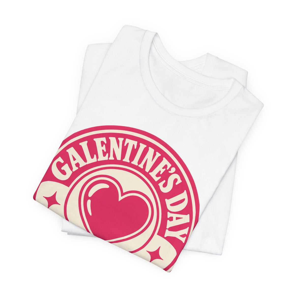 Galentine's Day T-Shirt | Retro Badge Friendship Tee | Valentine Friends Gift Shirt